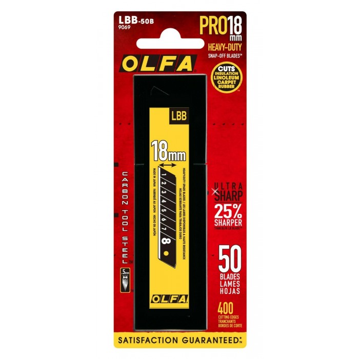 (Olfa LBB-50B Excel Black) £25.39 - Olfa LBB-50B Excel Black Blades ...